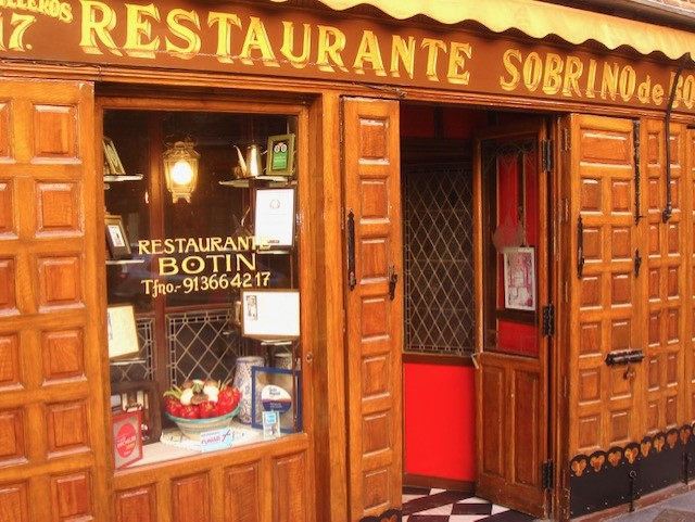 Restaurant Botin Madrid