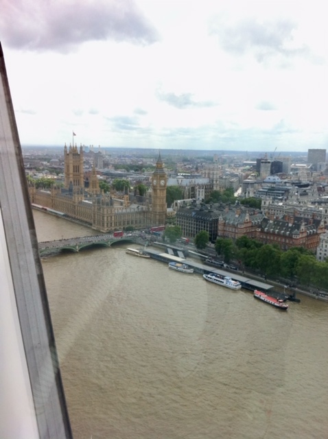 The London Eye uitzicht